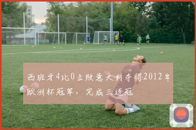 西班牙4比0击败意大利夺得2012年欧洲杯冠军，完成三连冠